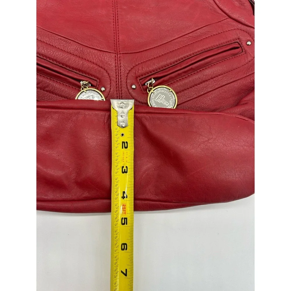 Tignanello 20th anniversary red leather Hobo shoulder bag‎